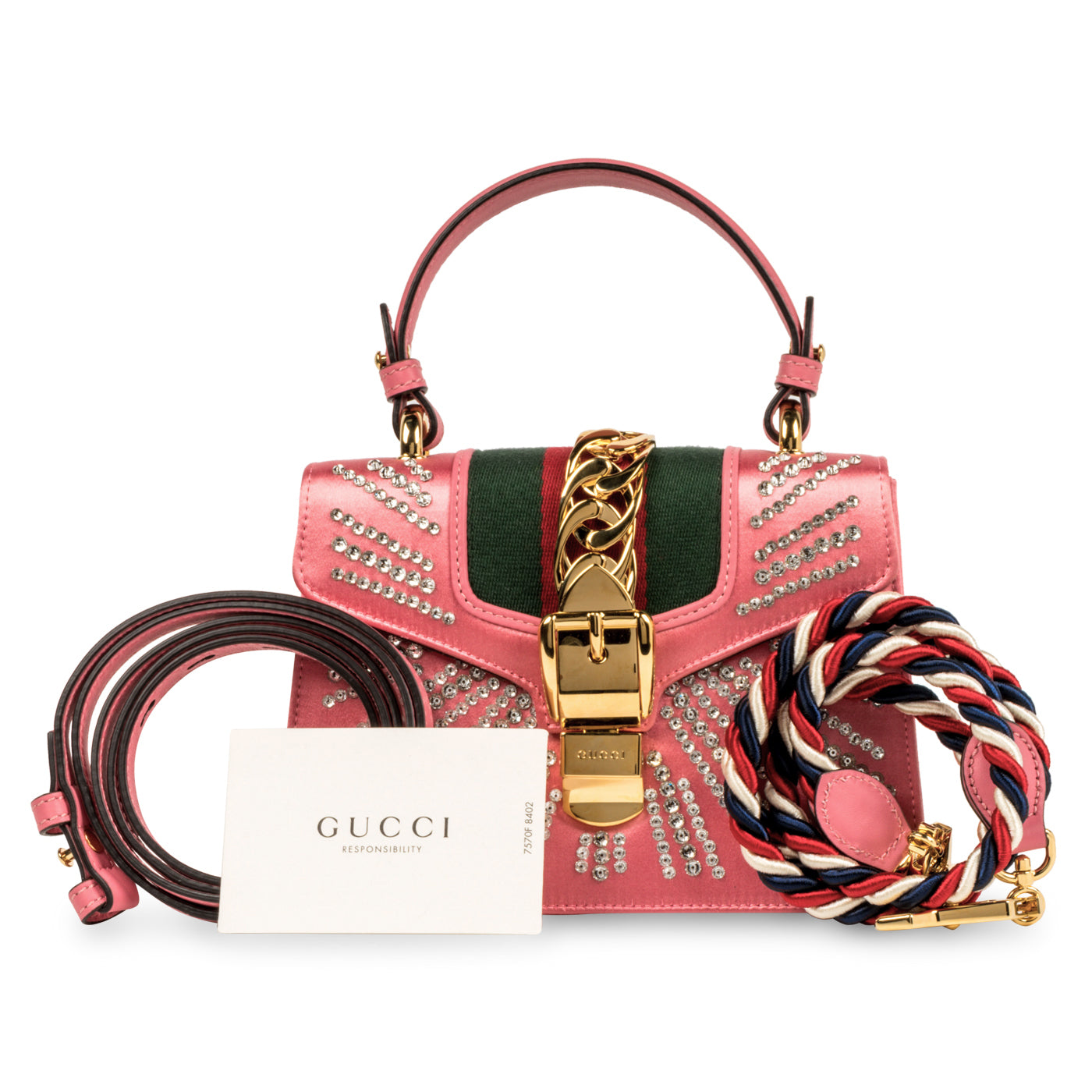 Gucci Mini Sylvie - Pink - Embellished