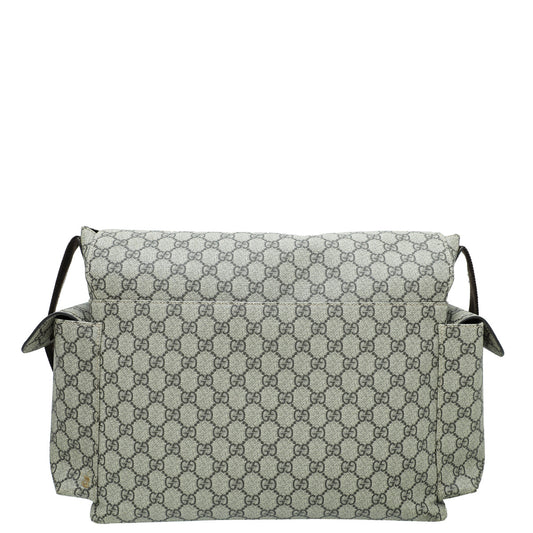 Gucci Ebony GG Supreme Baby Changing Bag
