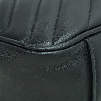 Gucci Black GG Marmont Matelasse Small Shoulder Bag