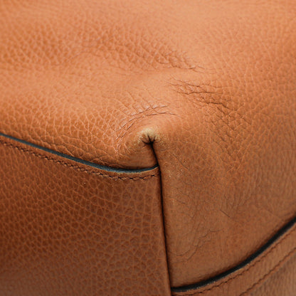 Gucci Brown Braided Handle Gifford Tote Bag