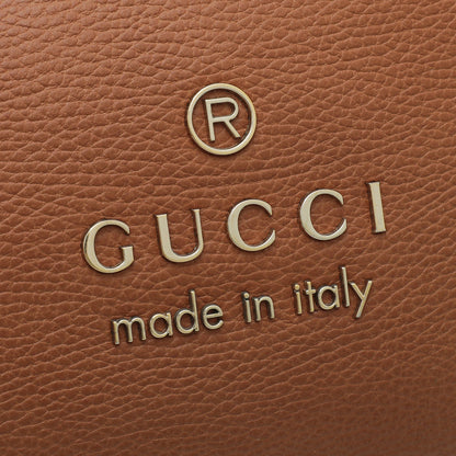 Gucci Brown Braided Handle Gifford Tote Bag