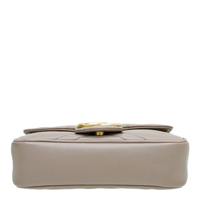 Gucci Dusty Pink GG Marmont Super Mini Bag