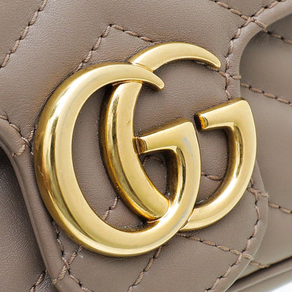 Gucci Dusty Pink GG Marmont Super Mini Bag