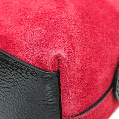 Gucci Red Suede Ophidia Small Bag