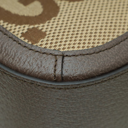 Gucci Bicolor GG Jumbo GG Horsebit 1955 Mini Shoulder Bag
