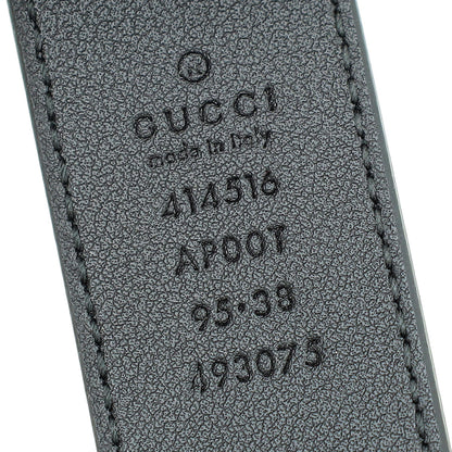 Gucci Black Double G Buckle Belt 38