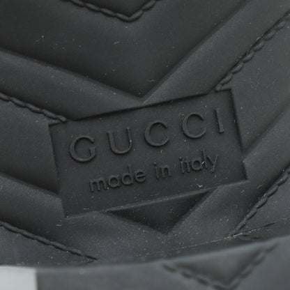 Gucci Black Logo Rubber Slide Sandal 34