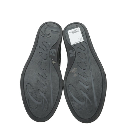 Gucci Black GG Low Top Sneakers 10