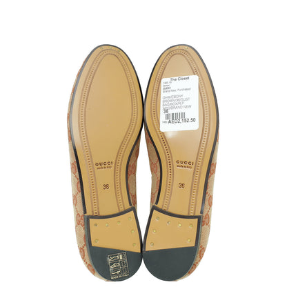 Gucci Bicolor GG Jordaan Loafer 36