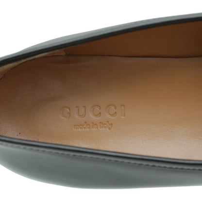 Gucci Black Jordaan Horsebit Loafer 39