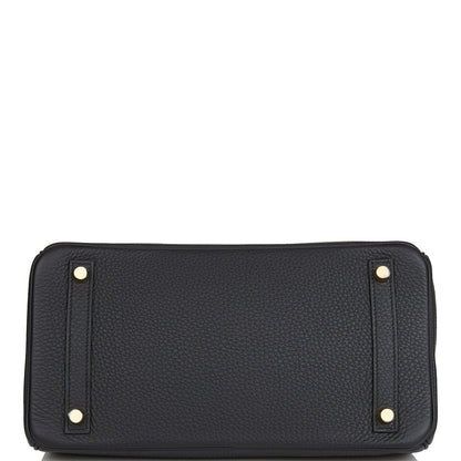 Hermes Birkin 30 Black Togo Gold Hardware