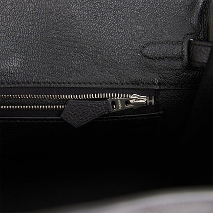 Hermes Birkin 25 Black Togo Palladium Hardware