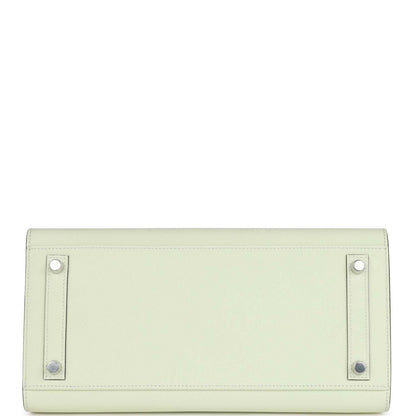 Hermes Birkin 30 Sellier Vert Fizz Epsom Palladium Hardware