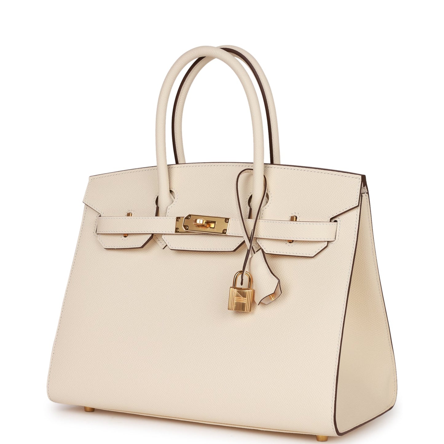 Hermes Birkin 30 Sellier Nata Epsom Gold Hardware