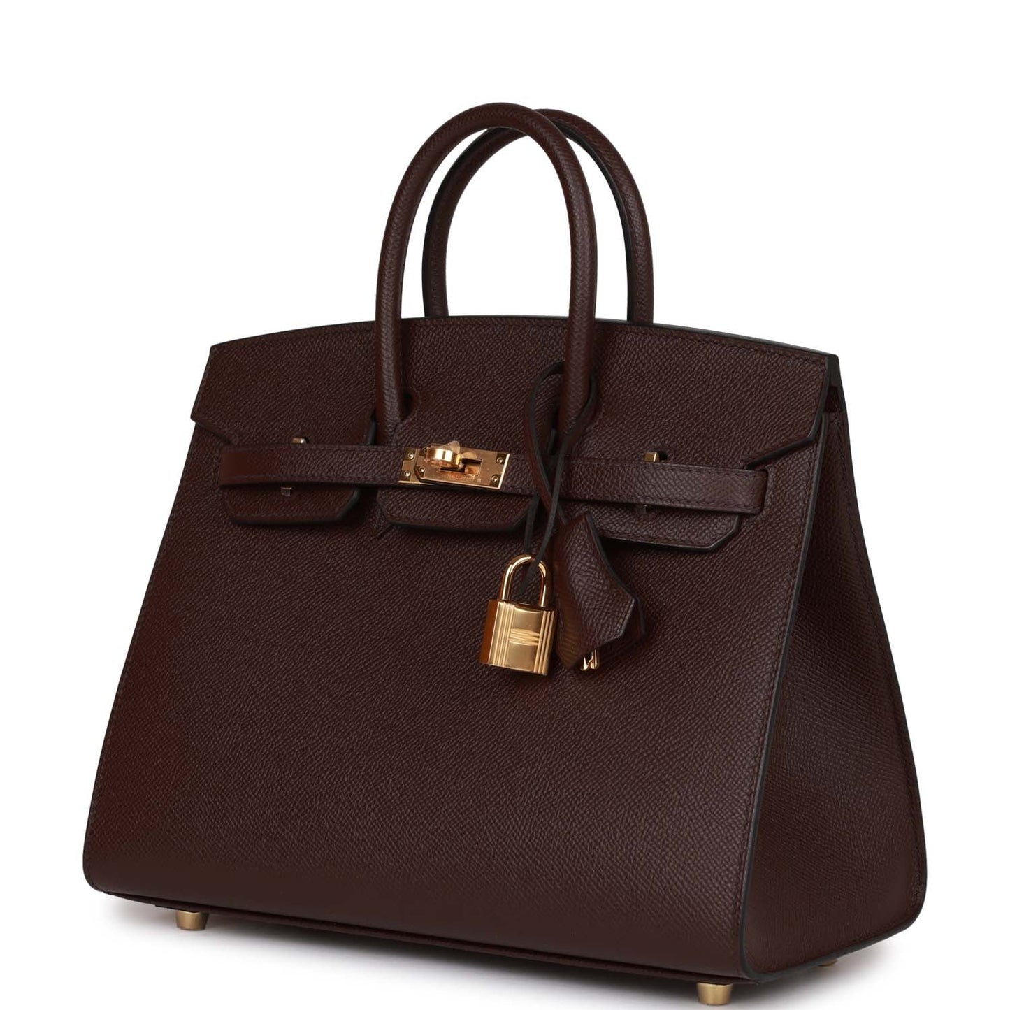 Hermes Birkin 25 Sellier Rouge Sellier Epsom Gold Hardware