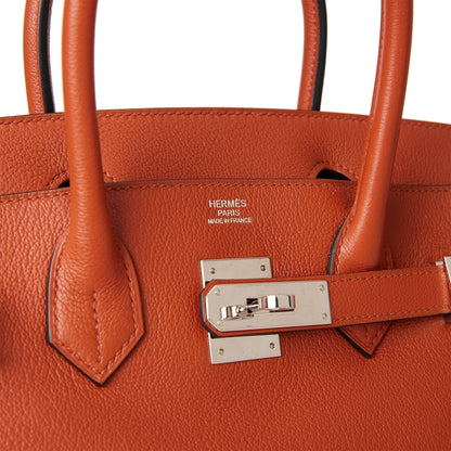 Hermes Birkin 30 Cuivre Novillo Palladium Hardware