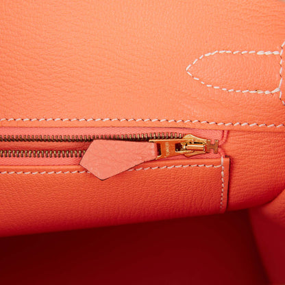 Hermes Birkin 30 Crevette Clemence Gold Hardware