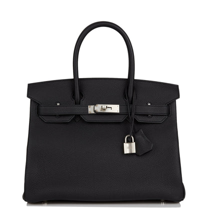 Hermes Birkin 30 Black Togo Palladium Hardware