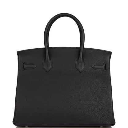 Hermes Birkin 30 Black Togo Palladium Hardware