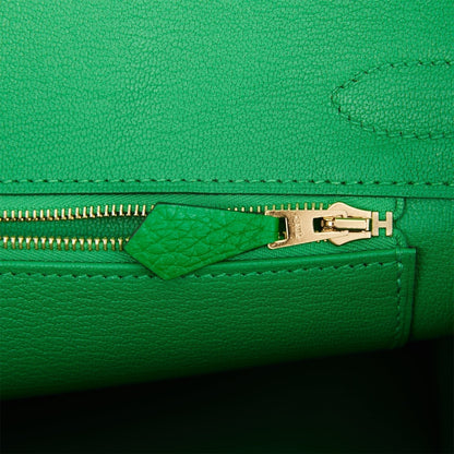 Hermes Birkin 30 Bambou Clemence Gold Hardware