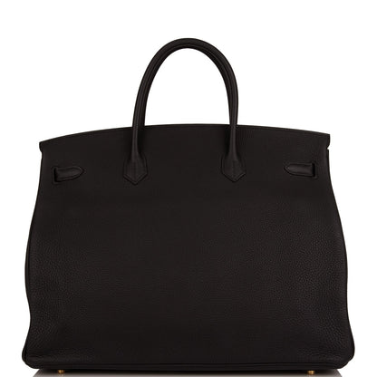 Hermes Birkin 40 Black Togo Gold Hardware