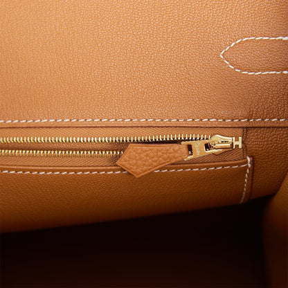 Hermes Birkin 35 Gold Togo Gold Hardware