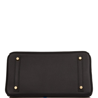 Hermes Birkin 30 Black Epsom Gold Hardware