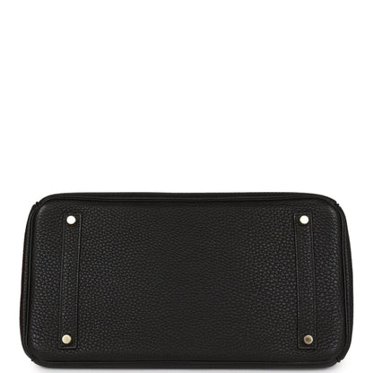 Hermes Birkin 35 Black Togo Gold Hardware
