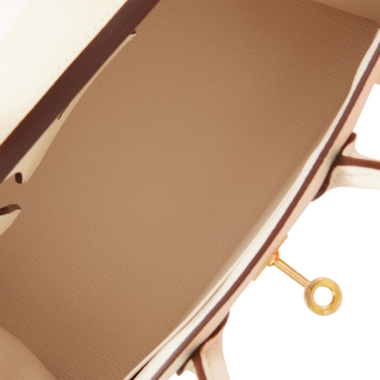 Hermes Birkin 25 Sellier Nata Epsom Gold Hardware