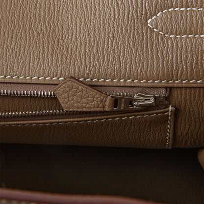 Hermes Birkin 35 Etoupe Togo Palladium Hardware