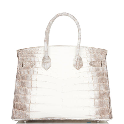 Hermes Birkin 30 Himalaya Niloticus Crocodile Palladium Hardware