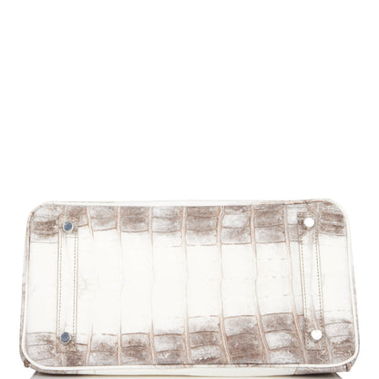 Hermes Birkin 30 Himalaya Niloticus Crocodile Palladium Hardware