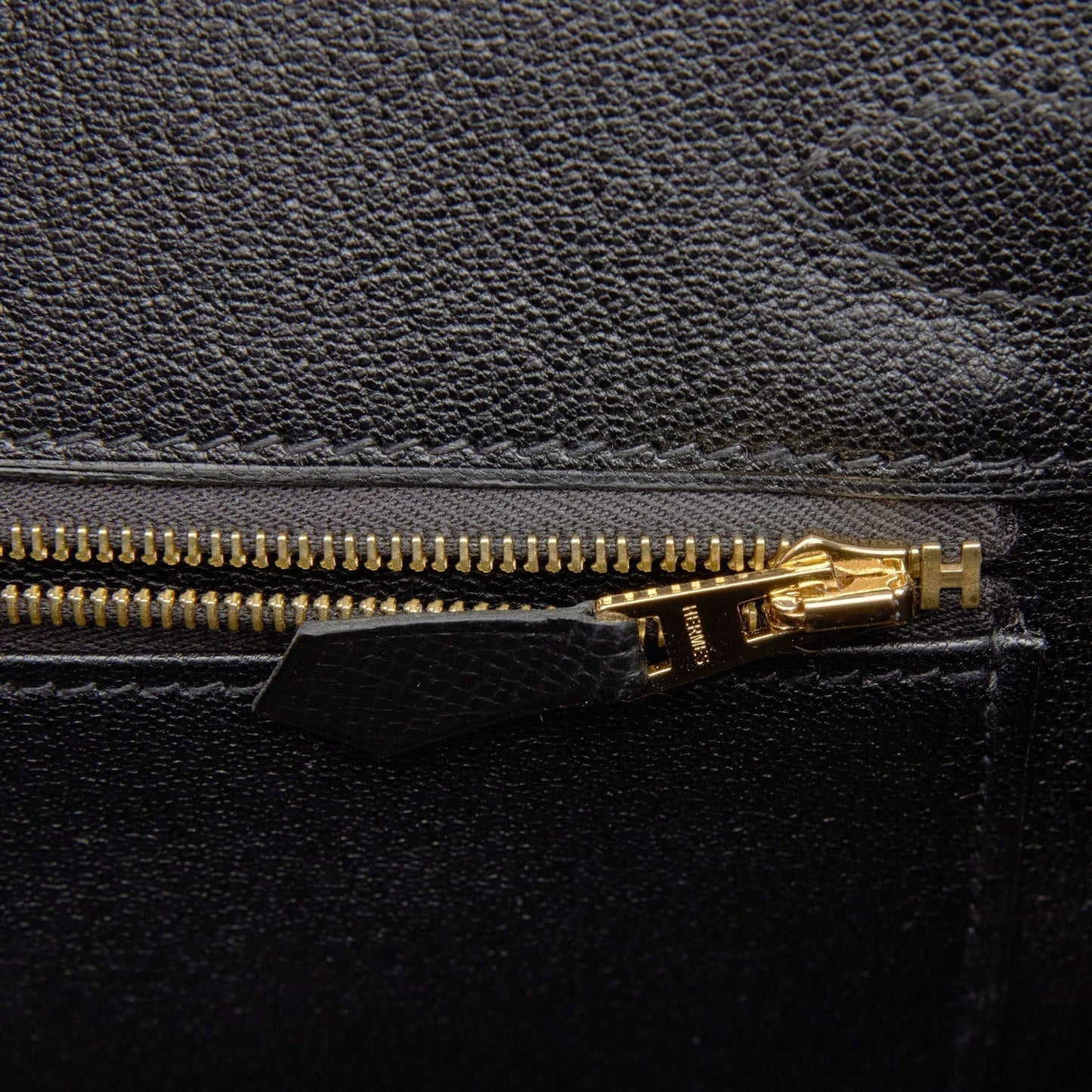 Hermes Birkin 30 Sellier Black Epsom Gold Hardware