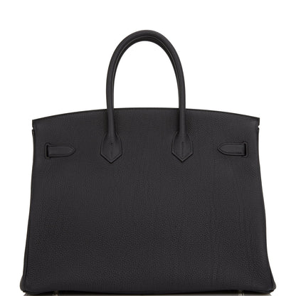 Hermes Birkin 35 Black Togo Palladium Hardware