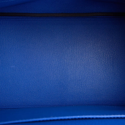 Hermes Birkin 35 Bleu Royal Togo Palladium Hardware