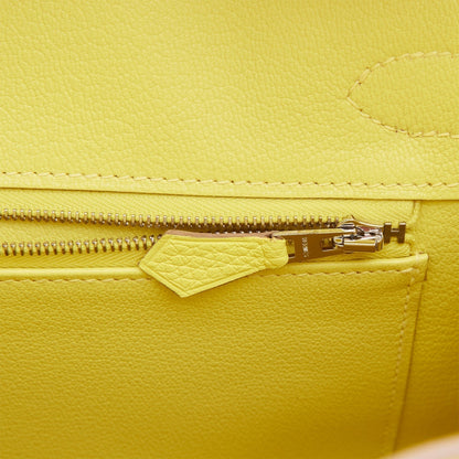 Hermes Birkin 30 Lime Clemence Palladium Hardware