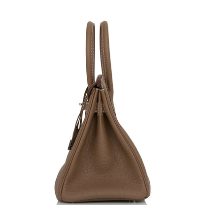 Hermes Birkin 30 Etoupe Togo Palladium Hardware