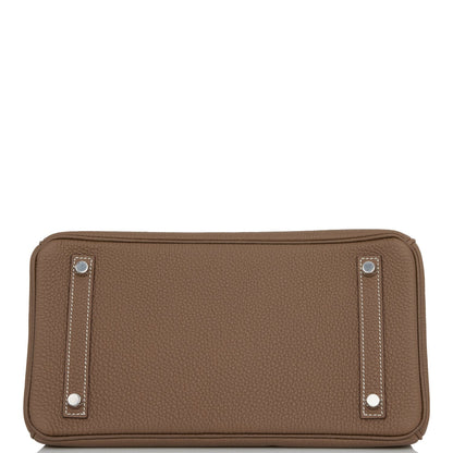 Hermes Birkin 30 Etoupe Togo Palladium Hardware