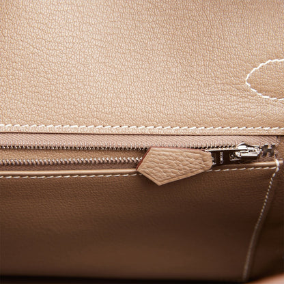 Hermes Birkin 30 Etoupe Togo Palladium Hardware