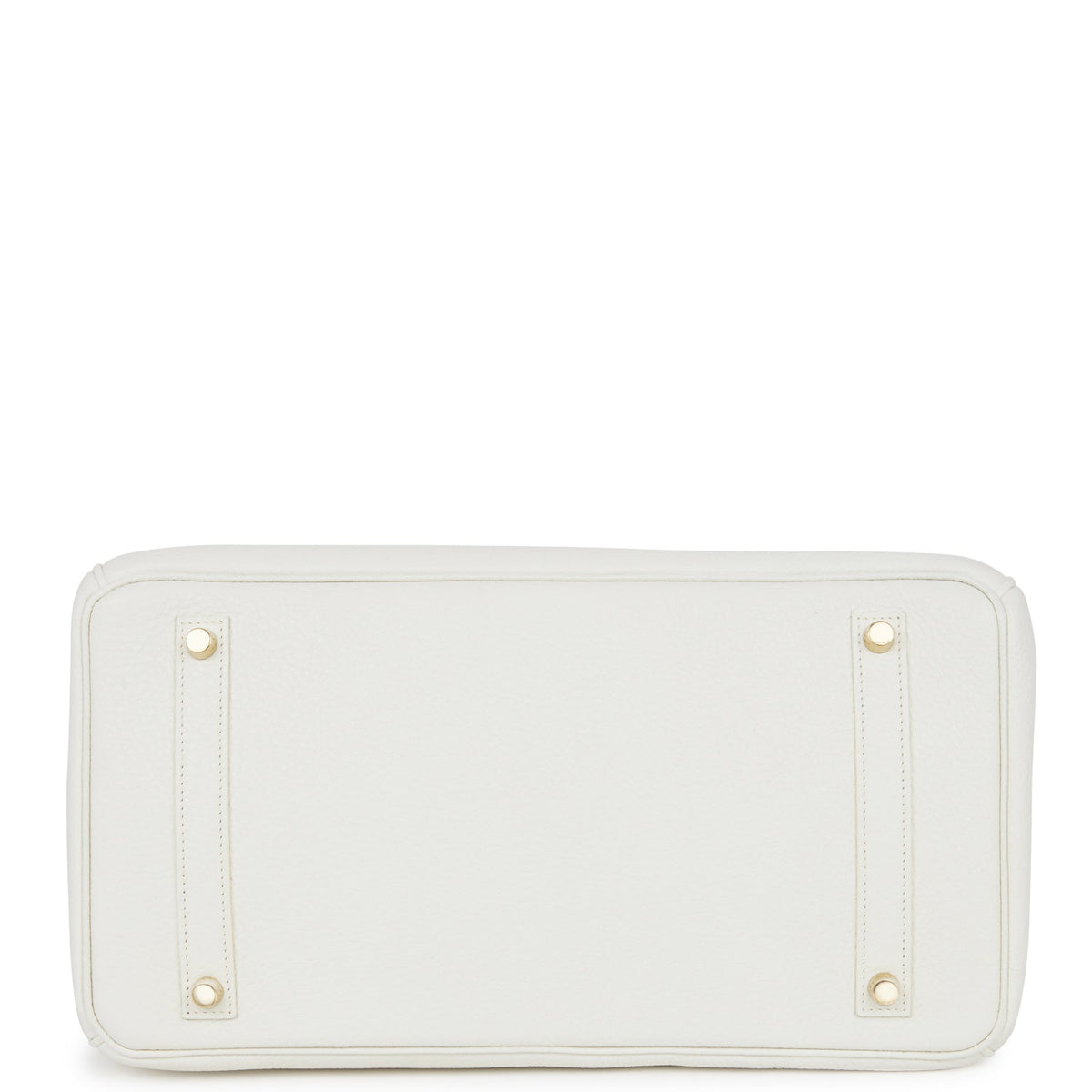 Hermes Birkin 35 White Clemence Gold Hardware