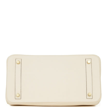 Hermes Birkin 30 Nata Clemence Gold Hardware