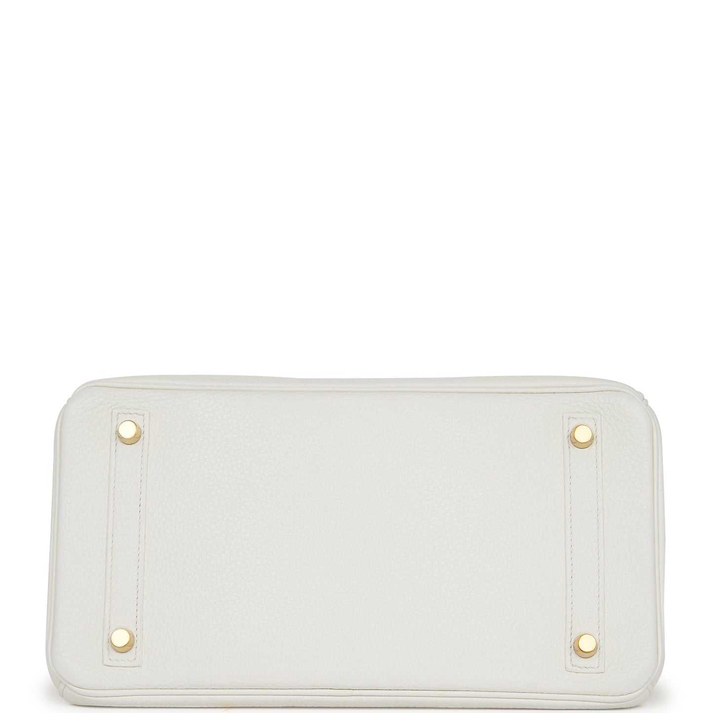 Hermes Birkin 30 White Clemence Gold Hardware