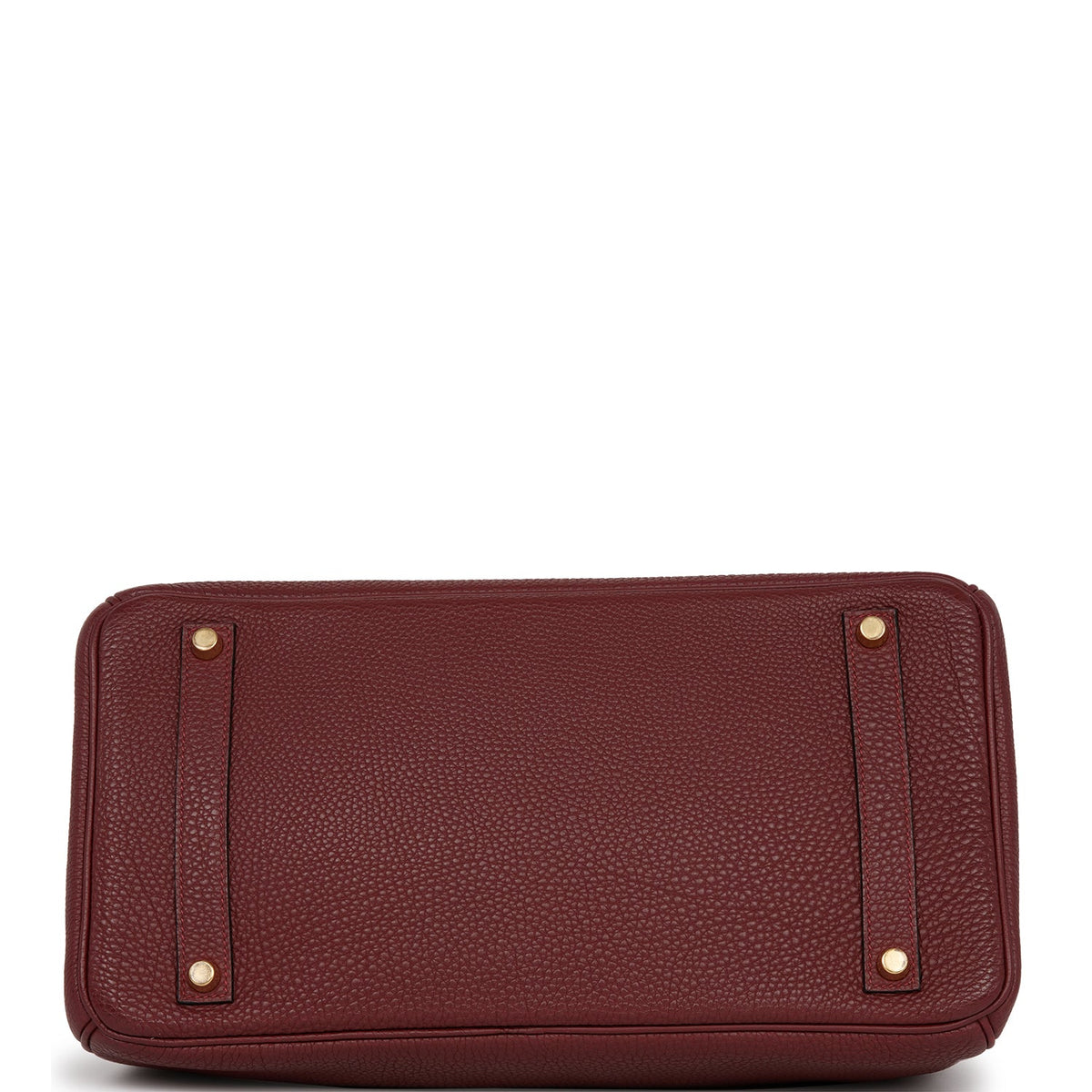Hermes Birkin 35 Rouge H Togo Gold Hardware Deposit