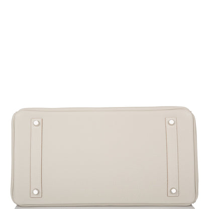 Hermes Birkin 35 Gris Perle Togo Palladium Hardware