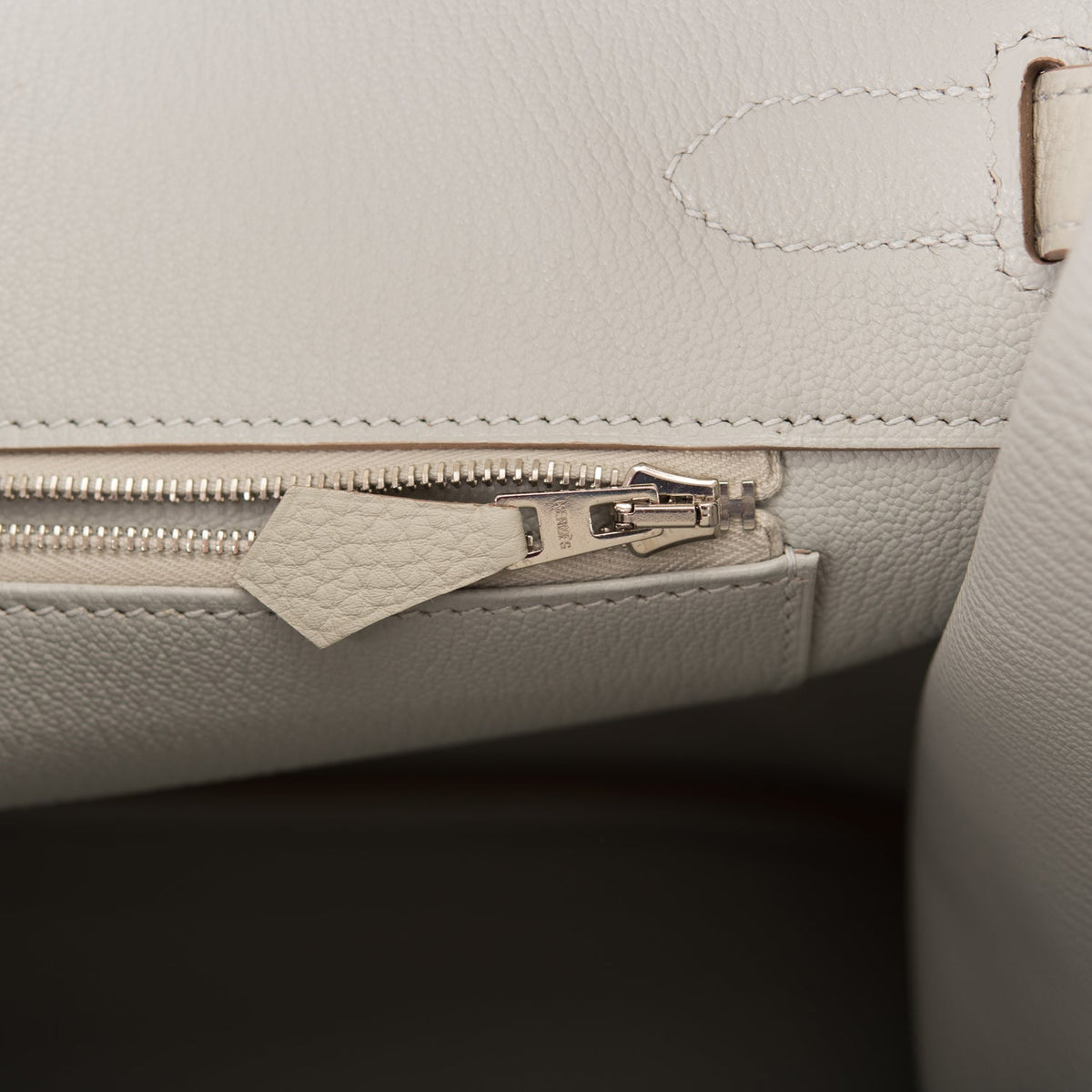Hermes Birkin 35 Gris Perle Togo Palladium Hardware