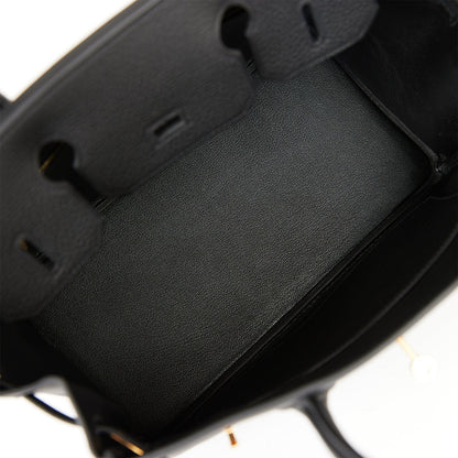 Hermes Birkin 30 Black Togo Gold Hardware