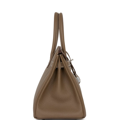 Hermes Birkin 30 Etoupe Togo Palladium Hardware