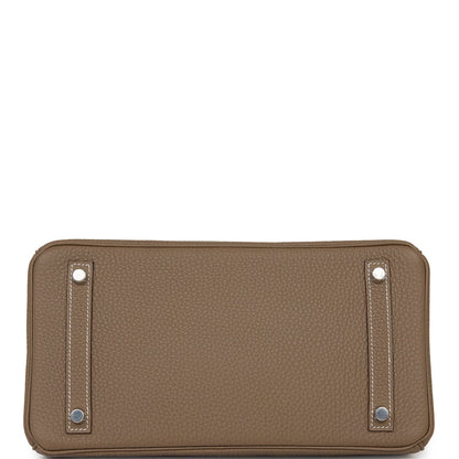 Hermes Birkin 30 Etoupe Togo Palladium Hardware