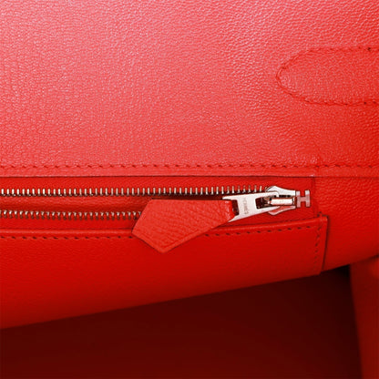 Hermes Birkin 35 Rose Jaipur Epsom Palladium Hardware