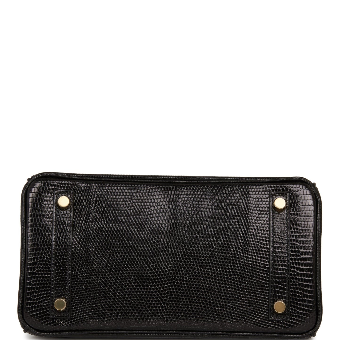Hermes Birkin 25 Black Lizard Gold Hardware